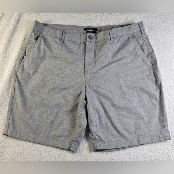 Marc Anthony Men's Luxury Chino Shorts Gray Size 40 Dress Shorts - Picture 1 of 6